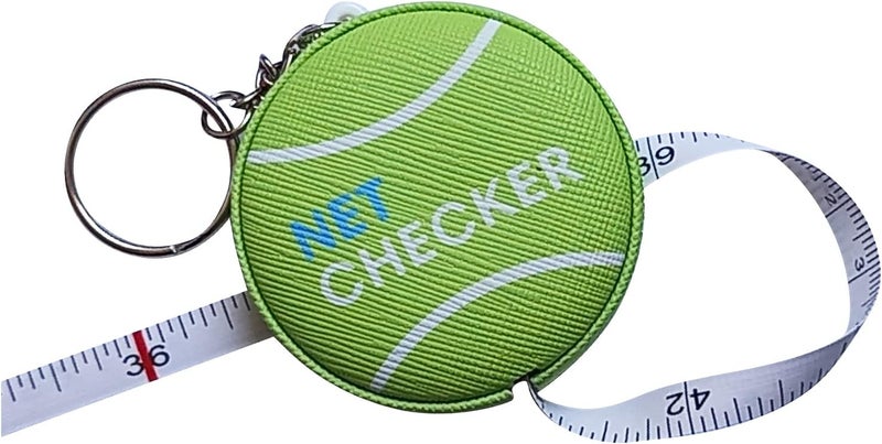 Scoring Right Net Checker Tennis Net Height Measuring Tape and Keyring - Image 1